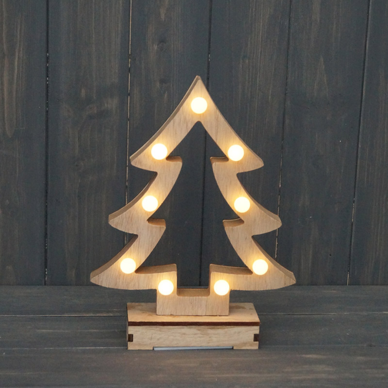 Wooden Light Up Tree detail page